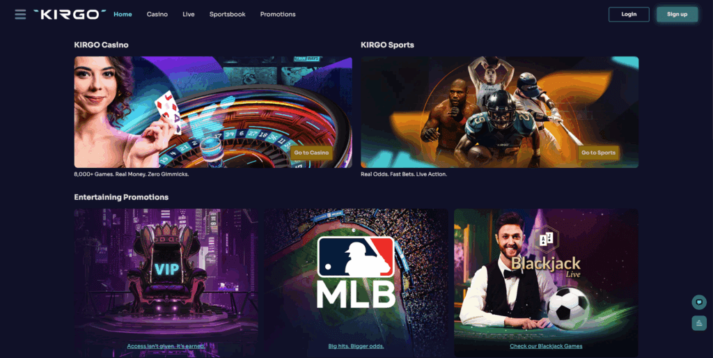 Kirgo Casino für Deutschland: Touchsteuerung bei Slots bewerten