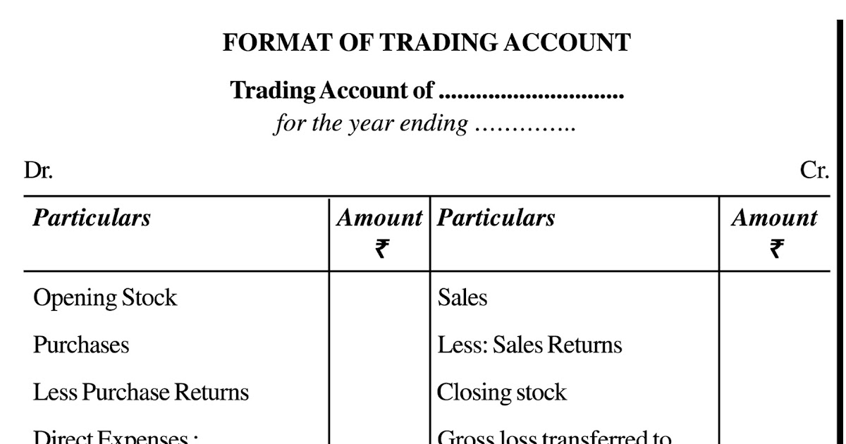 trading account